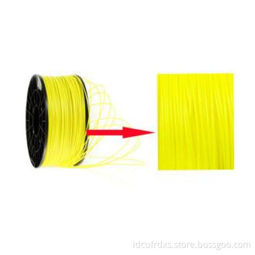 3.0mm / 1.75mm Polypropylene 3D Printer Filament Yellow / P